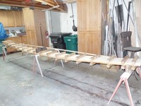 Plank glue-up for C skeeter